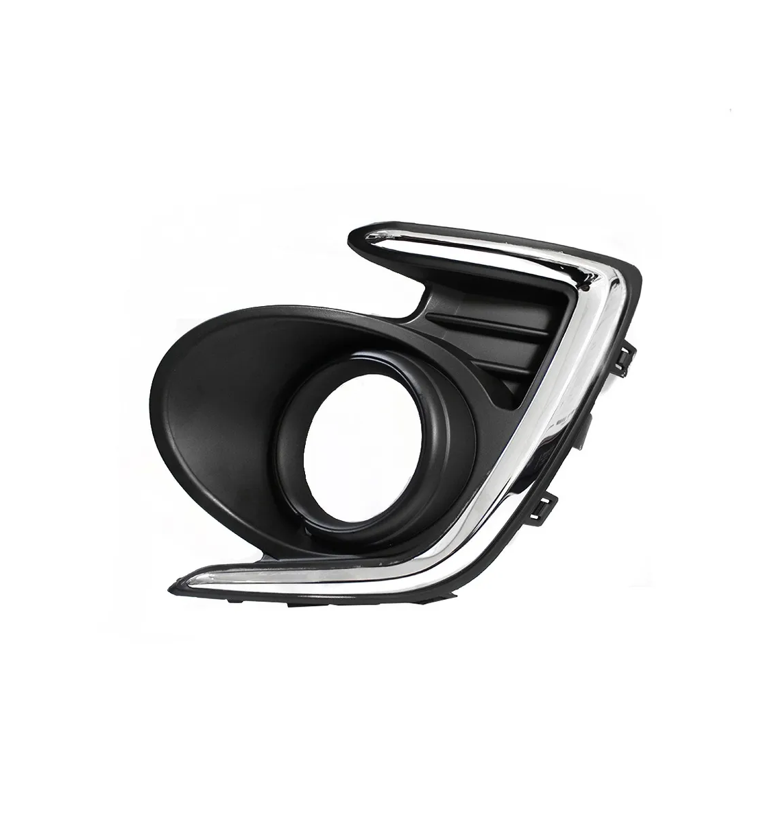 REJILLA DE FASCIA CON HOYO PARA FARO AUX CON FILO CROMADO ATTITUDE 15-24