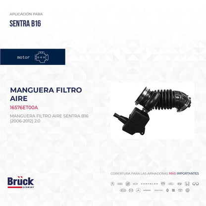 MANGUERA DUCTO DE AIRE NISSAN SENTRA B16 2.0L 2007-2012