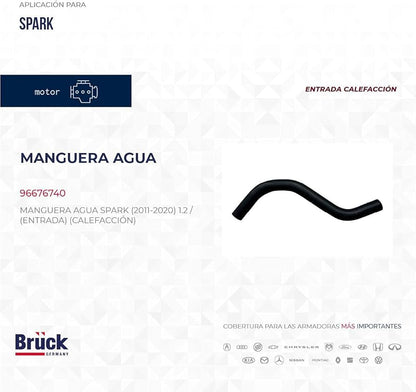 MAANGUERA ENTRADA CALEFACCION SPARK 1.2L 2011-2017 BEAT 1.2L 2018-2022