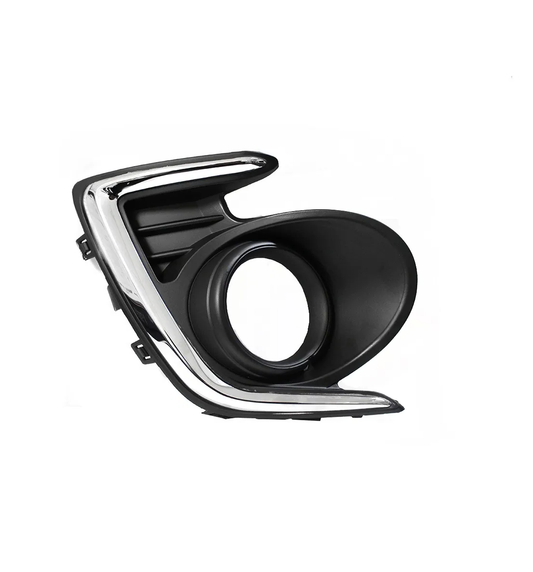 REJILLA DE FASCIA CON HOYO PARA FARO AUX CON FILO CROMADO ATTITUDE 15-24