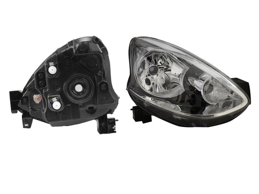 FARO IZQ FONDO CROMADO S/MOTOR MARCH 14-19