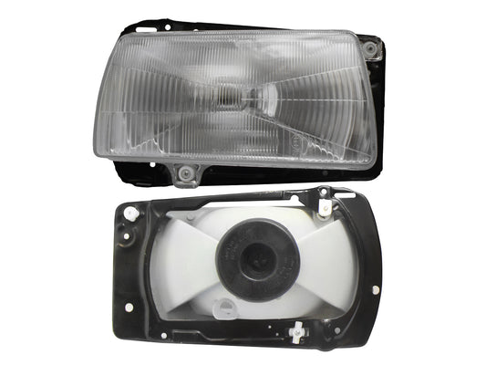 FARO FONDO CROMADO CON BASE METAL VIDRIO RAYADO JETA A2 87-92