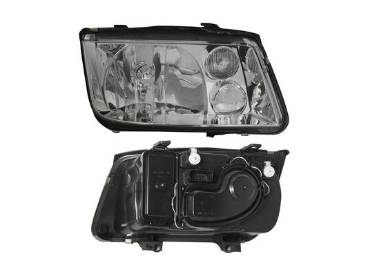 FARO FONDO CROMADO SIN LUPA CON CUARTO BLANCO JETTA A4 99-07