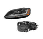 FARO FONDO NEGRO JETTA A6 10-18 CON LUZ LED