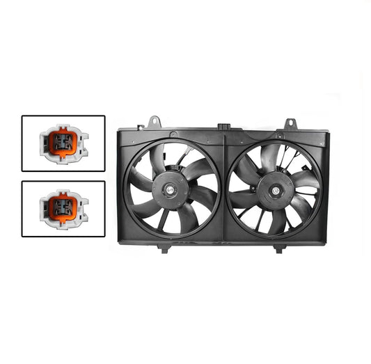 MOTOVENTILADOR NISSAN SENTRA B16 2007-2012 CON Y SIN A/C